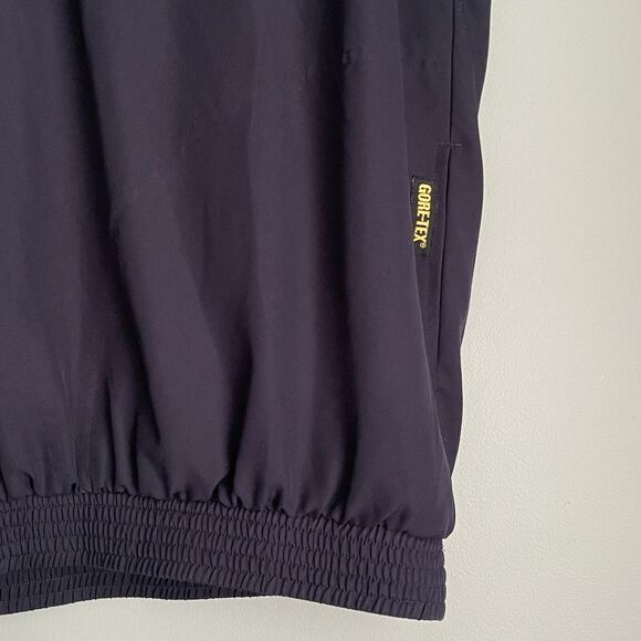 Zero Restriction Gore Tex Golf Vest Mens L Blue Windbreaker Interclub Invitation - Picture 5 of 14